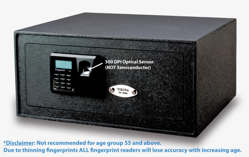 35bl037 - Viking Security Safe Vs-35blx Biometric Safe Fingerprint, transparent png download