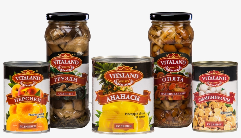 (16+) Vitaland Ананасы Кусочки, 850 Мл, transparent png download