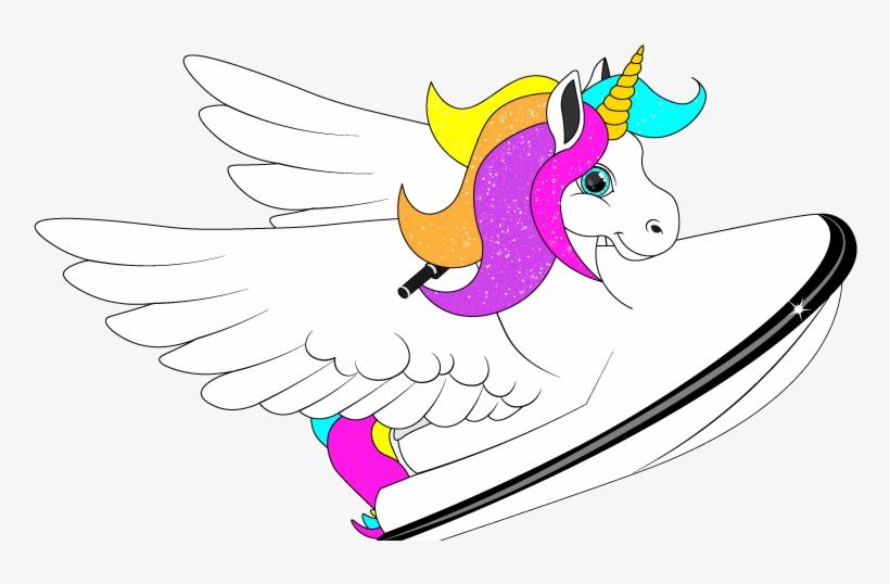 Unicorn The Magical Jet Ski - Unicorn, transparent png download