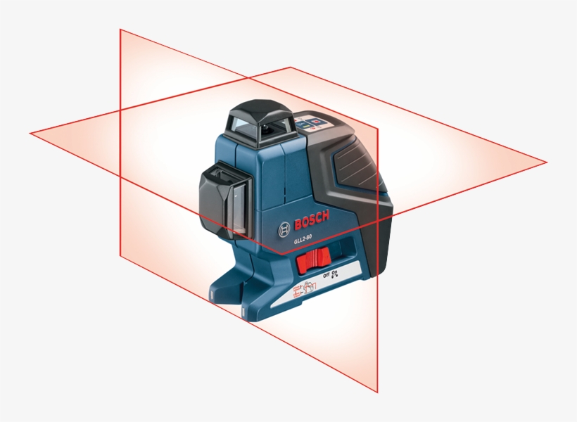 Gll 2 80 360° Dual Plane Leveling And Alignment Line - Bosch Gll2-80 Dual Plane Leveling And Alignment Laser, transparent png download