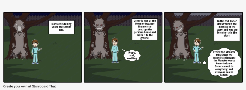 The Monster Calls - Cartoon, transparent png download