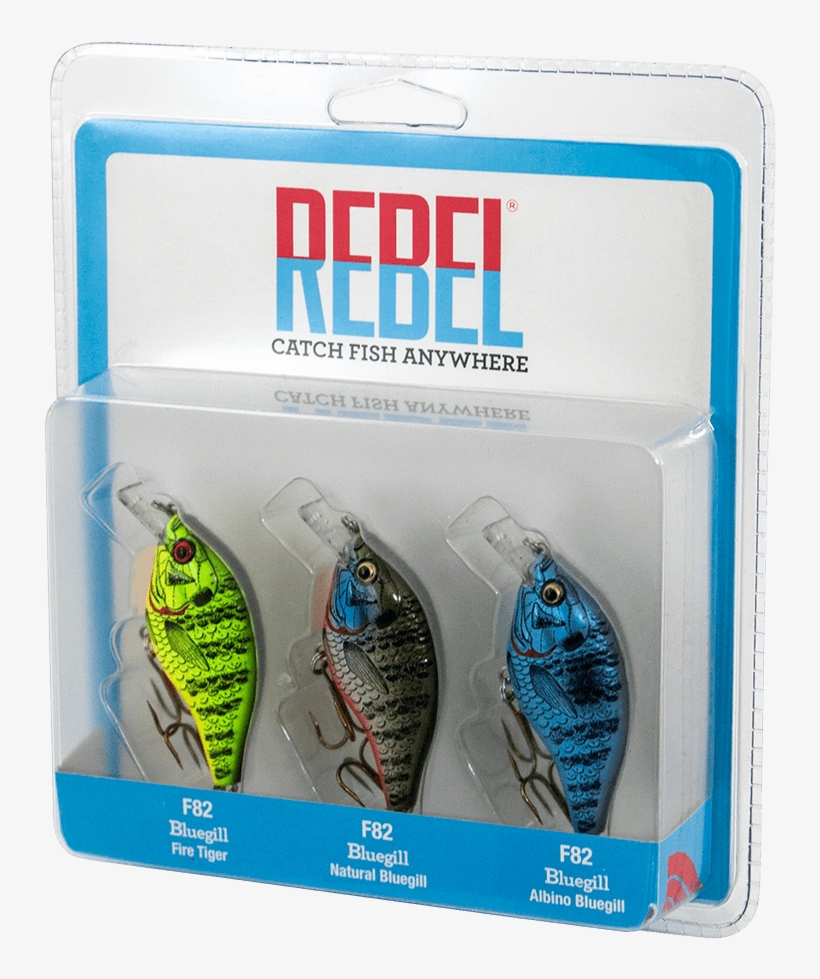 Bluegill 3 Pack - Rebel Bluegill Fishing Lure, 3-pack, transparent png download