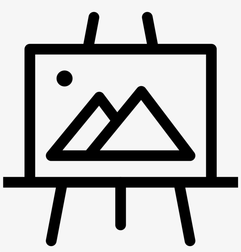 Easel Icon, transparent png download