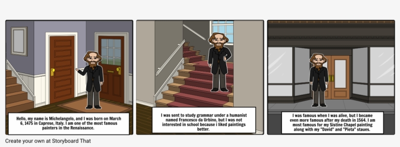 Michelangelo - Stairs, transparent png download