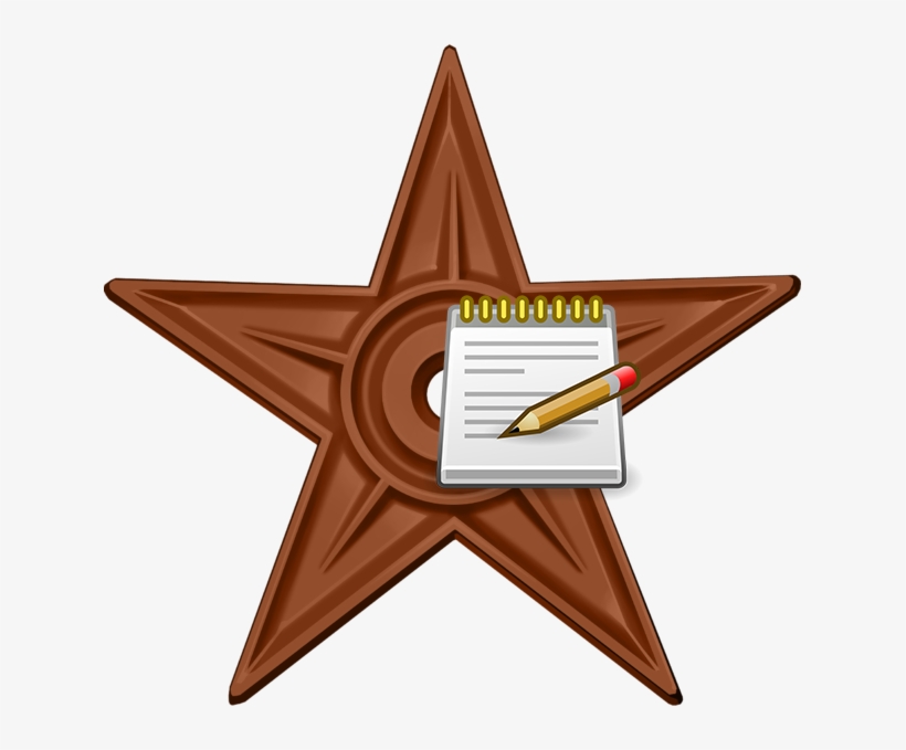 Editor Barnstar Hires - Icon, transparent png download