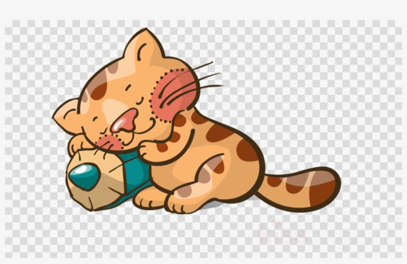 Kitten Holding A Pencil Cartoon Clipart Kitten Cat - Brian: Manifold (asia) Cd, transparent png download