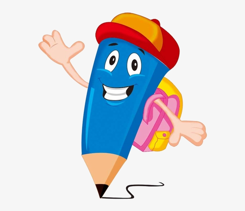 Drawing Streams Pencil - ดินสอ อุปกรณ์ การ เรียน การ์ตูน, transparent png download