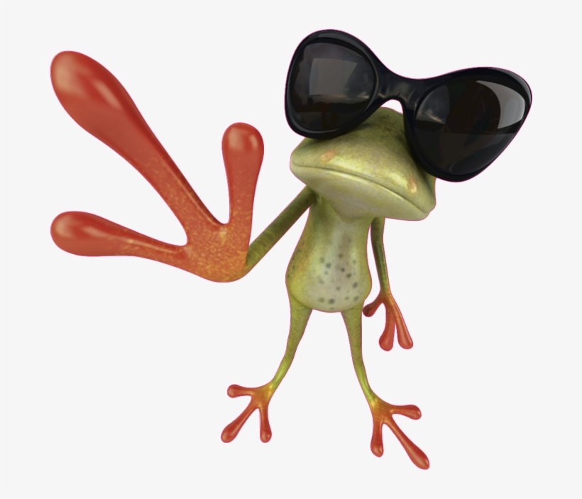 Sticker Triskel 4 - Cool Frog, transparent png download
