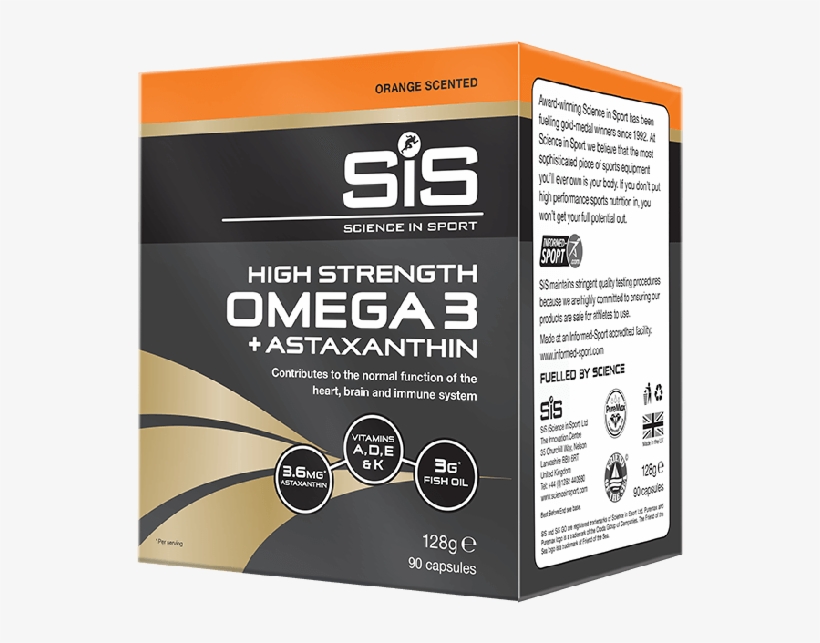 Sis Omega 3 & Astaxanthin 1000mg - Sis (science In Sport) Limited, transparent png download