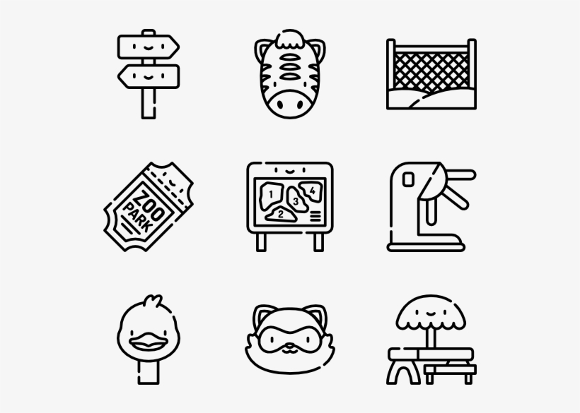 In The Zoo - Hobbies Icon Png, transparent png download