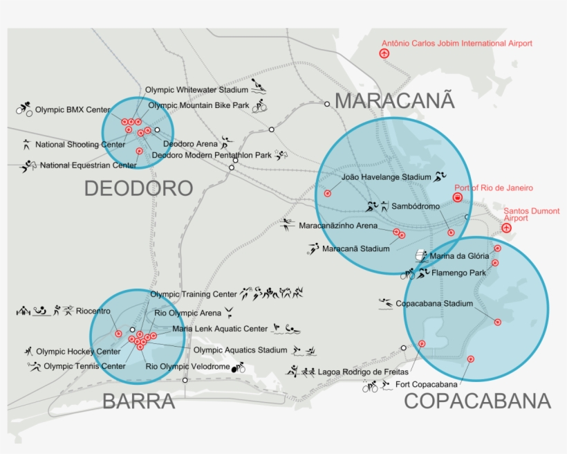 Dangerous Area Of Rio Map, transparent png download