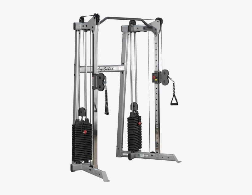 Body Solid Compact 2 Stack Commercial Functional Trainer - Body Solid Gdcc210, transparent png download