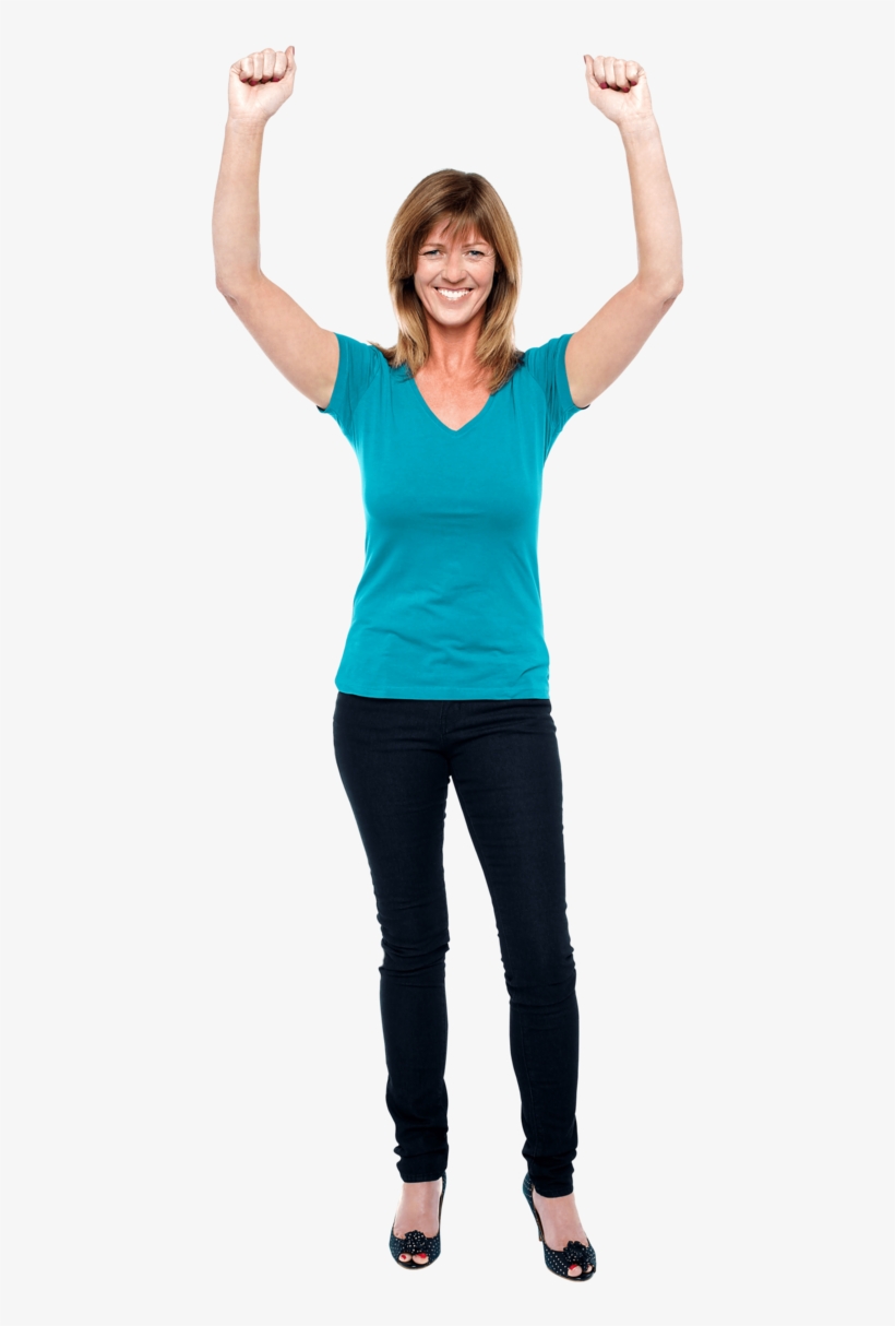 Women Pointing Top - Stock Photography, transparent png download