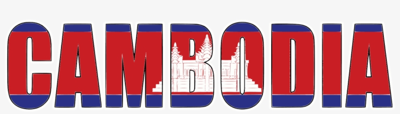 Cambodia Flag Name - Cambodia, transparent png download