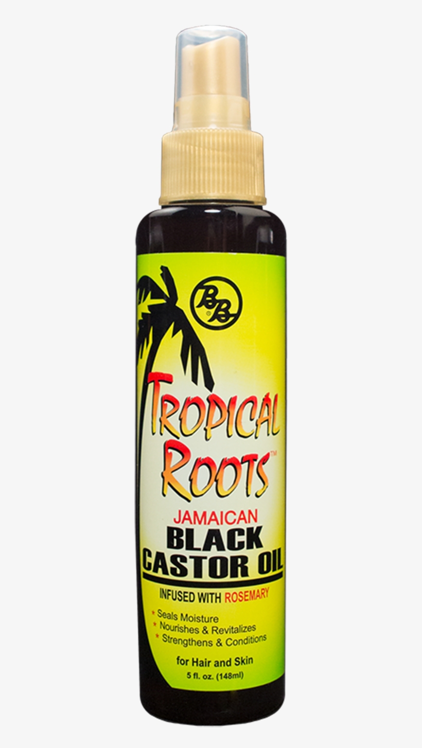 Tropical Roots Jamaican Black Castor Oil - Bb Tropical Roots Growth Oil 8oz, transparent png download