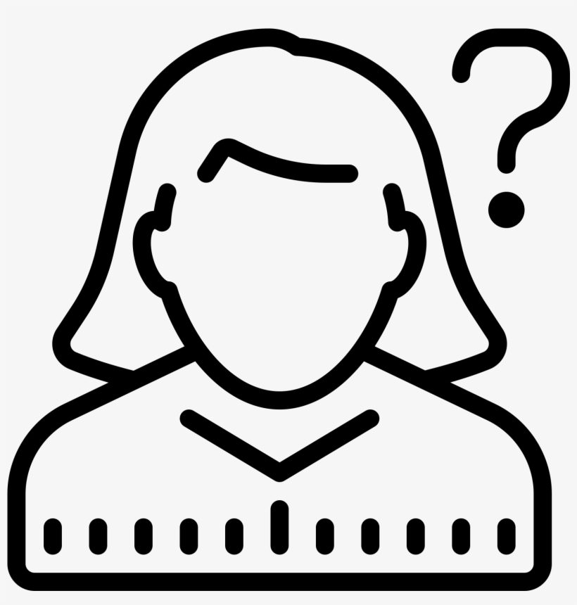 Ask Icon - Man And Woman Icon Line, transparent png download