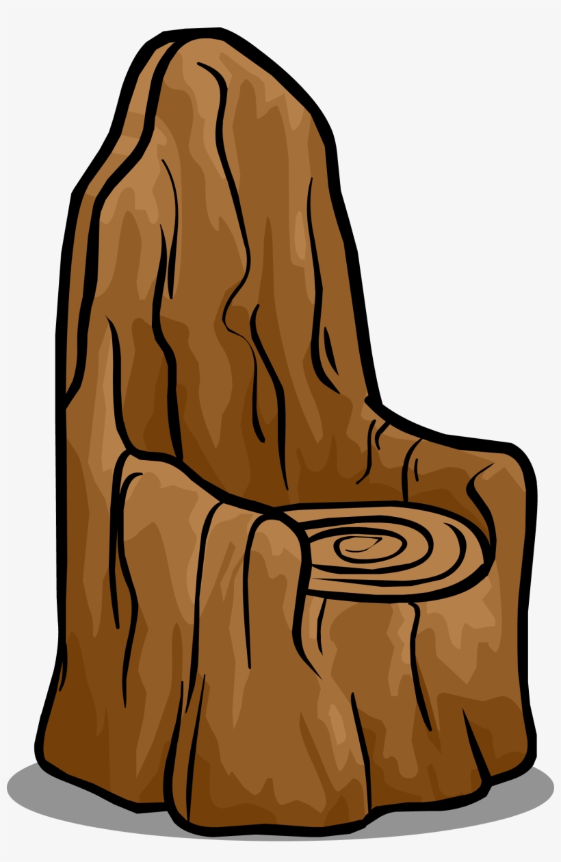 Tree Stump Chair Sprite 002 - Chair, transparent png download