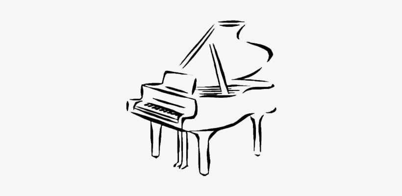 Welcome To Piano Sheet-music - Piano À Queue Dessin, transparent png download
