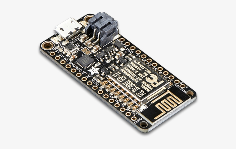 Feather - Adafruit Feather Huzzah Esp8266, transparent png download