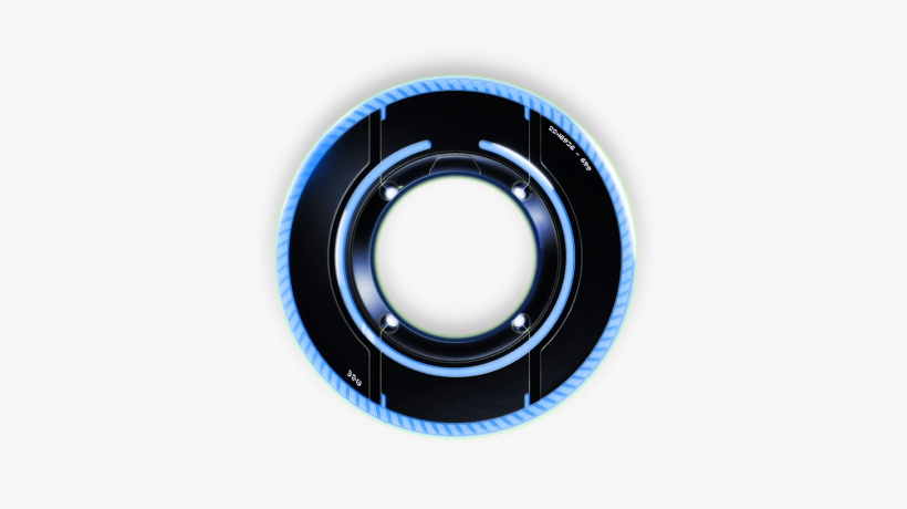Awesome Background Techno Circle Techno Shenzaki Kun - Tron Legacy Identity Disc, transparent png download