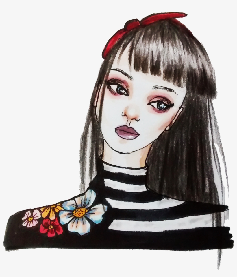The January Art Page - Girl, transparent png download