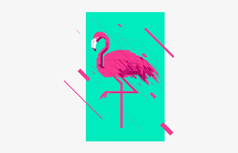 Web - Greater Flamingo, transparent png download
