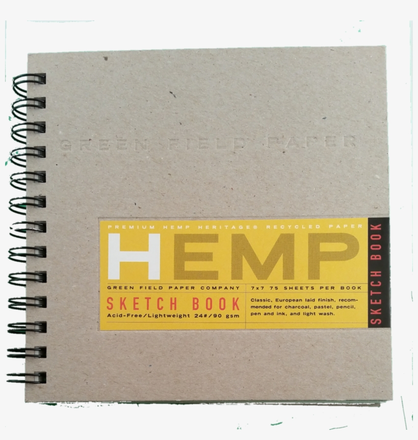 Hemp Medium X Air Soda - Green Field Paper Company Hemp Heritage Sketch Book,, transparent png download