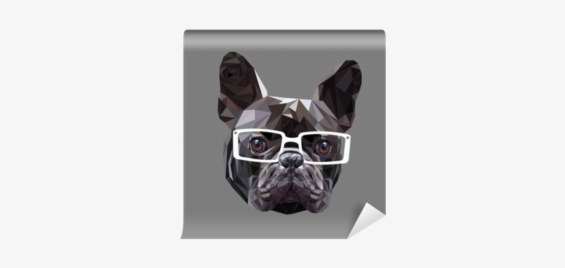 Dog Vector Breed Cute Pet Animal Bulldog Wall Mural - Dog, transparent png download