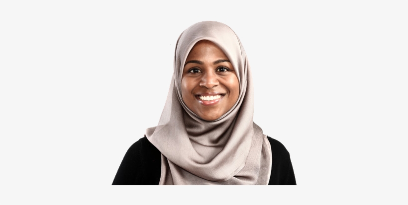 Motivating Young Girls And Women In Our Communities - Hijab Front View, transparent png download