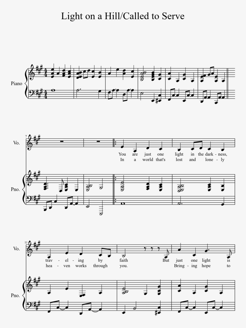 Light On A Hill, transparent png download