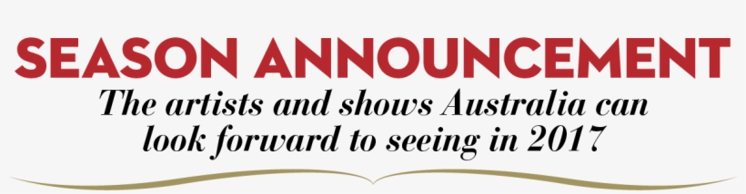 Sydney Theatre Company Has Launched Its 2017 Season - Girls Of Piazza D'amore, transparent png download