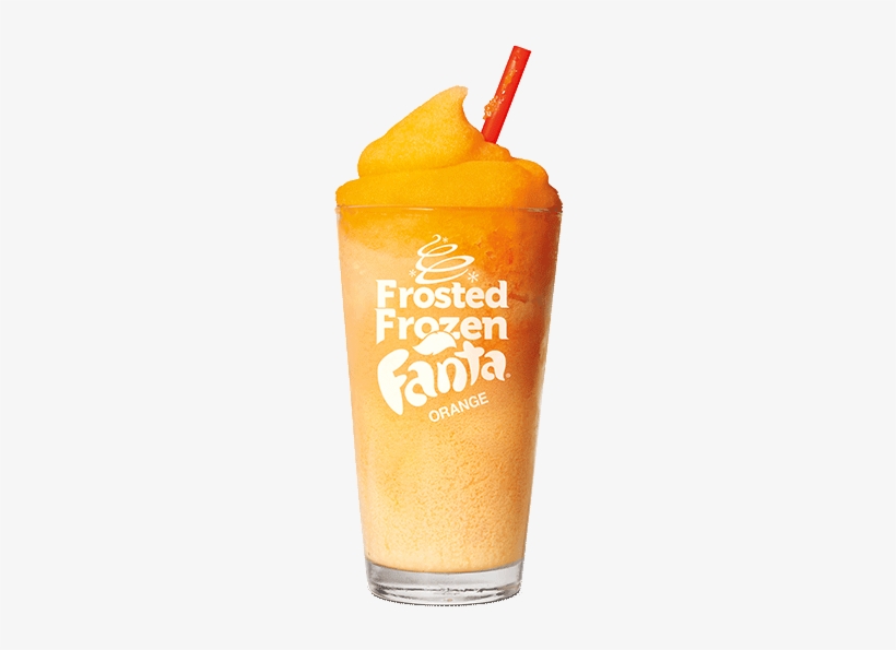 Burger King Has Two New Frozen Fanta Orange Drinks - Burger King Frozen Fanta, transparent png download