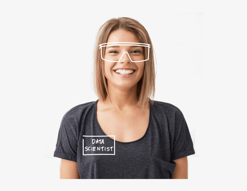 Perspective Female Data Scientist - Shutterstock Portrait, transparent png download