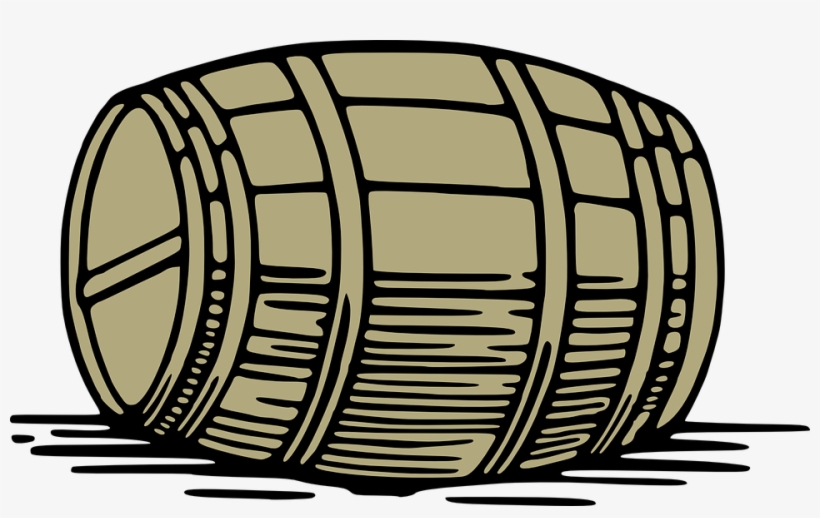 Barrel Clipart Keg - Wine Barrel Clip Art, transparent png download