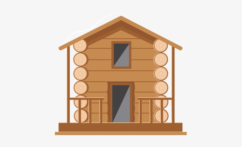 There Are 6 Huts In The Mountains In Yakushima - Vector Cabaña, transparent png download