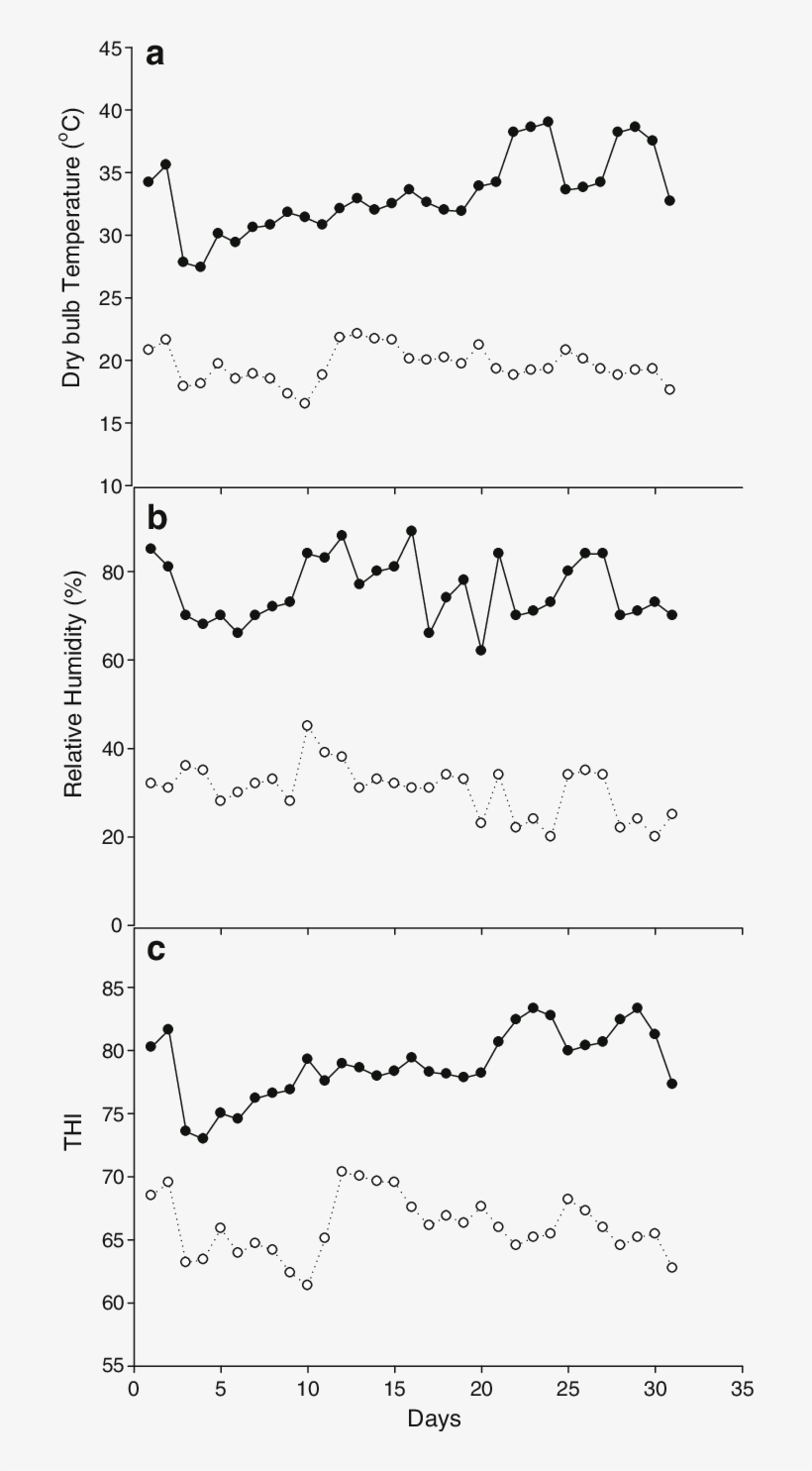 Daily Averages Of Maximum And Minimum (empty Circle) - Plot, transparent png download