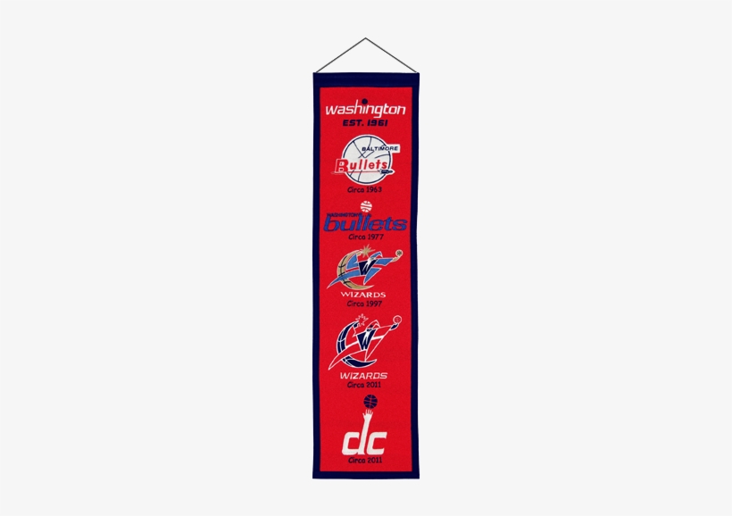 Washington Wizards Heritage Banner, transparent png download