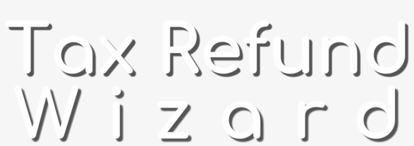 Tax Refund Wizard Logo White Text Smaller - Calligraphy, transparent png download