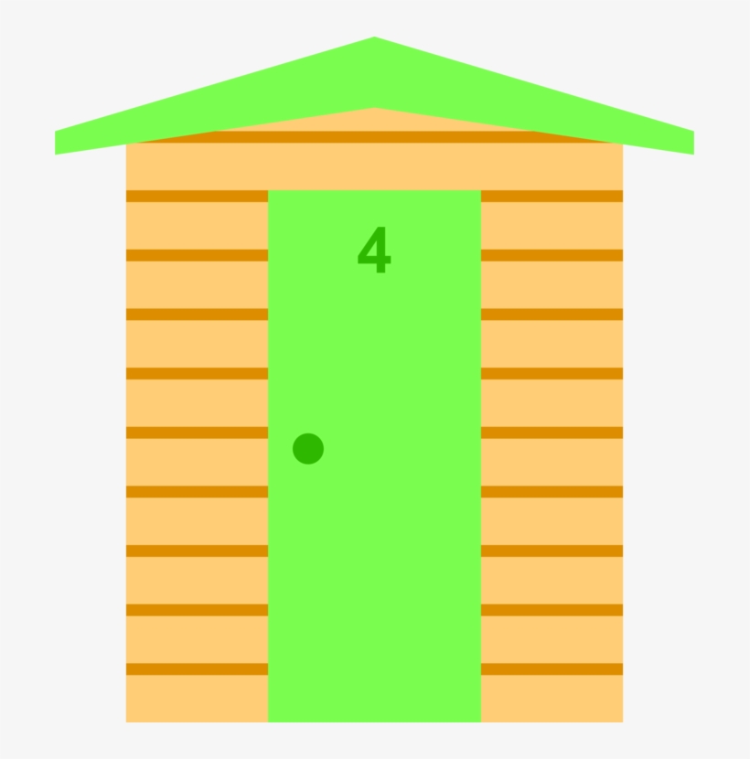 Beach Hut Seaside Resort Shed, transparent png download