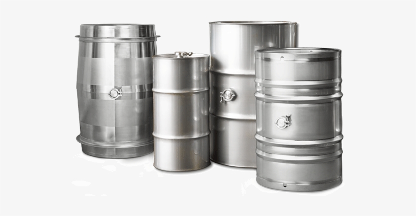 Stainless Steel Barrels For Wine - Metal Barrels Png, transparent png download