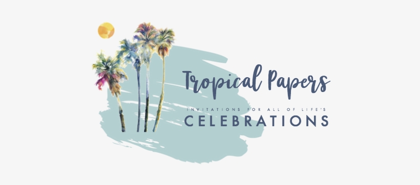 Tropical Papers - Roommates Rmk2782gm Watercolor Palm Trees Peel &, transparent png download