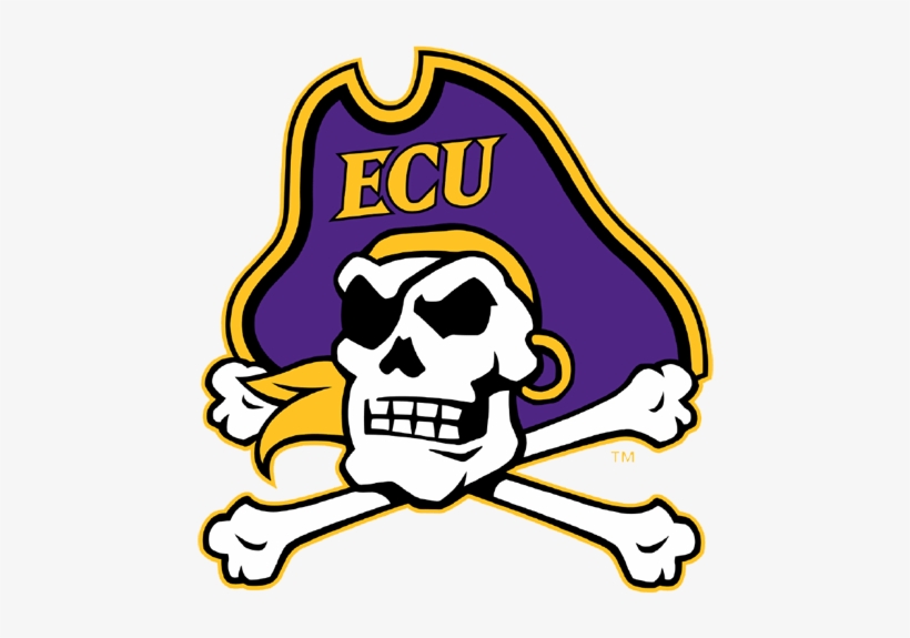 Carolina Pirates - Ecu Pirates, transparent png download