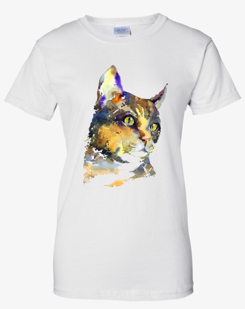 Watercolor Cat Inspiration Tee - Funny Star Wars Han Solo And Chewbacca, transparent png download