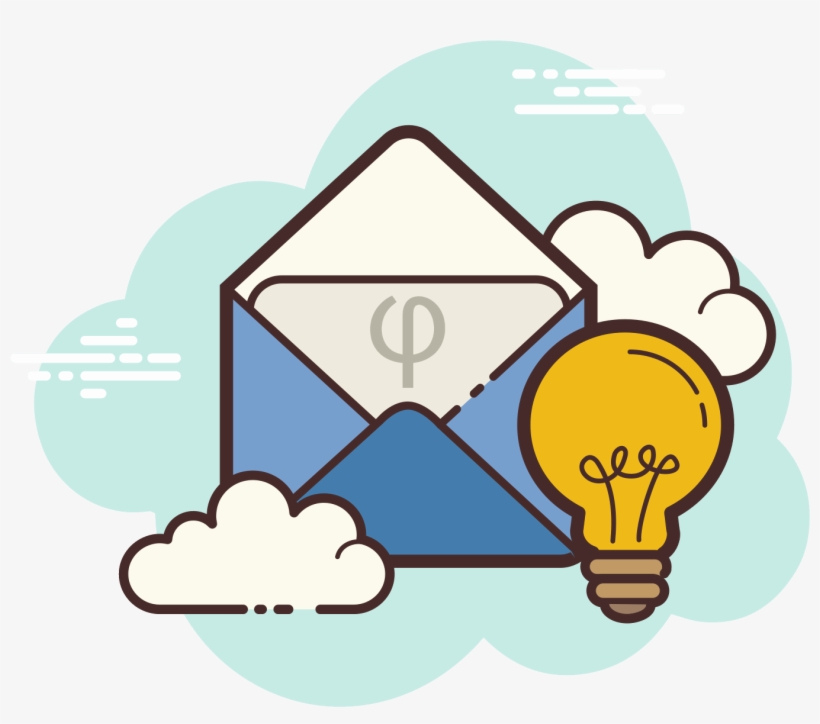 Open Envelope Idea Icon - Envelope, transparent png download