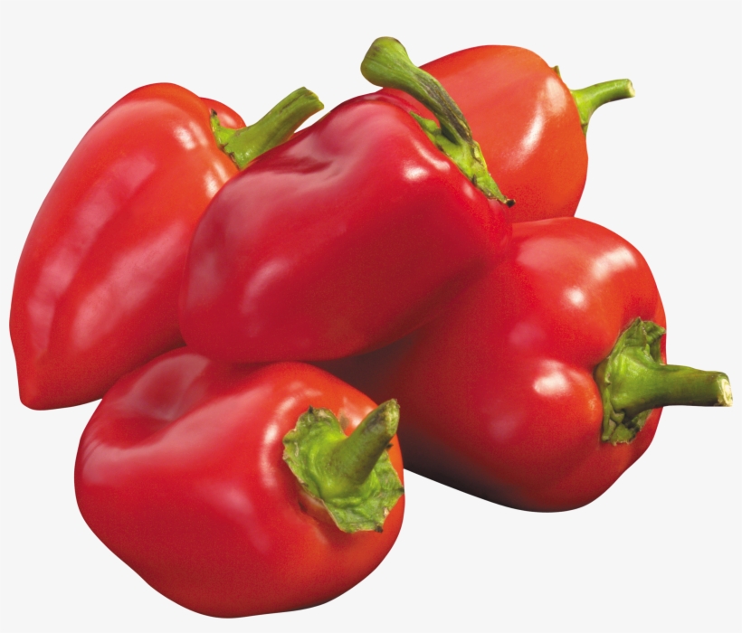 Red Pepper Png Image - Red Bell Peppers Png, transparent png download