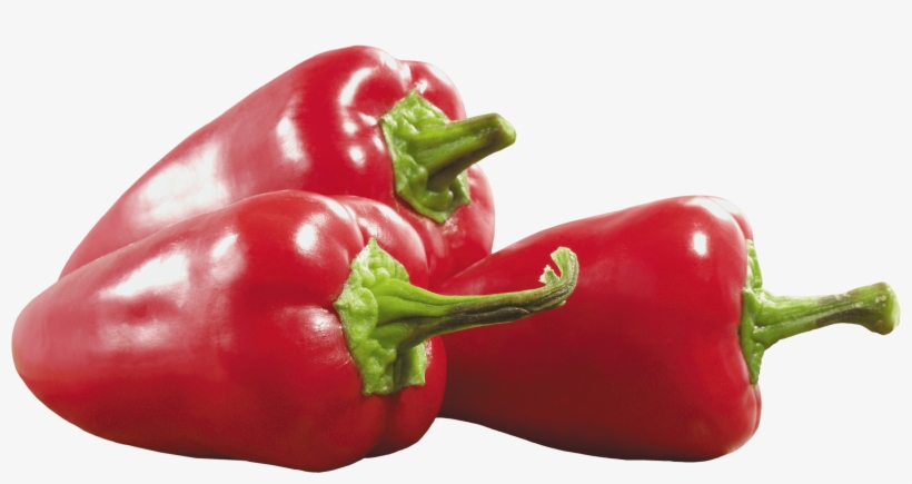 Three Red Peppers - Red Peppers Png, transparent png download