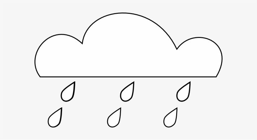 White Rain Cloud Png, transparent png download