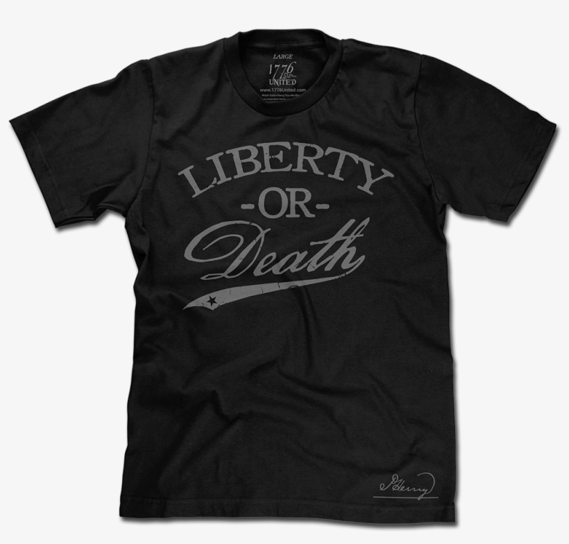 Liberty Or Death Jersey Black Front Template V=1523300119 - There Are Two Types Of People Shirt, transparent png download