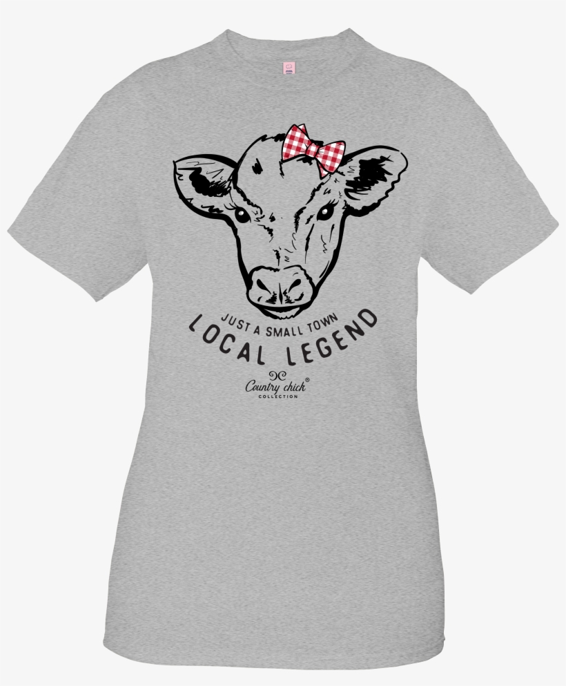 T-shirt Template Web Or Print - Simply Southern Local Legend Cow, transparent png download