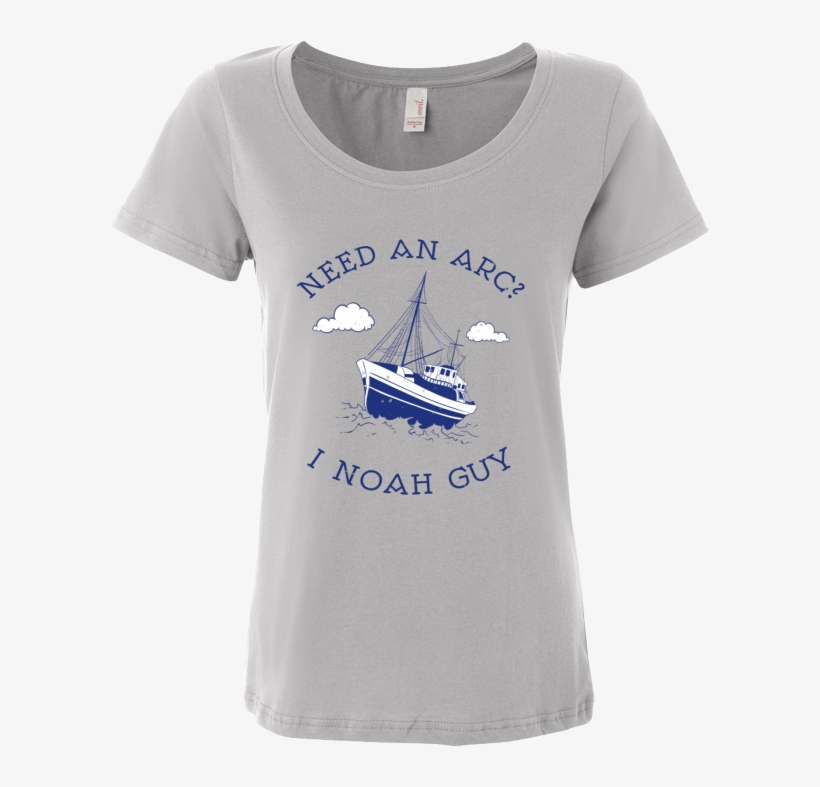 Need An Arc T-shirt Template - Scoop Neck, transparent png download